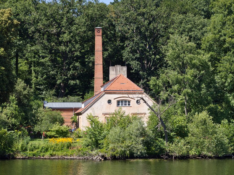 Île aux Paons dans le Wannsee berlinois