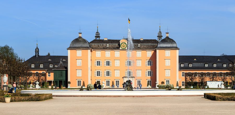 Façade ouest du château de Schwetzingen