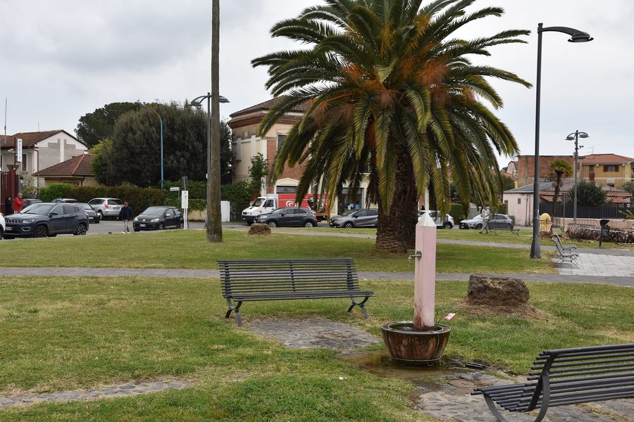 Piazza Italia dans le centre de Sant'Eufemia Lamezia