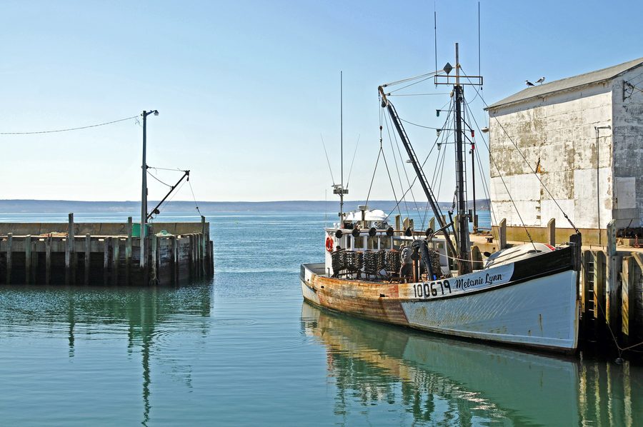 Bateau de pêche aux pétoncles Melanie Lynn au large de la Nouvelle-Écosse