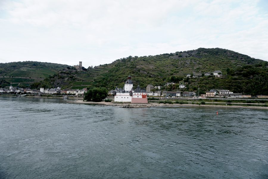 Château de Pfalzgrafenstein sur une île du Rhin près de Kaub