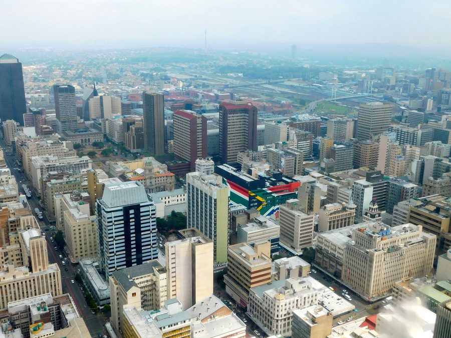 Vue sur Johannesburg