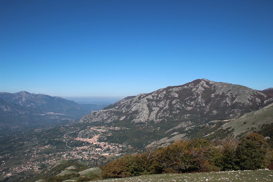 Vue sur Colliano dans la province de Salerne en Campanie