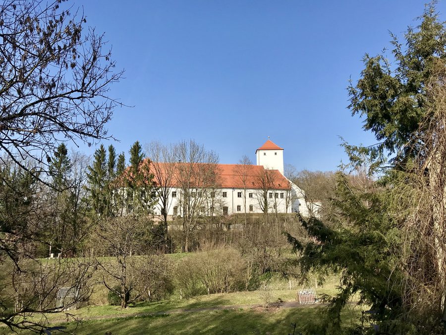 Château des Wittelsbach à Friedberg après rénovation, vu du sud