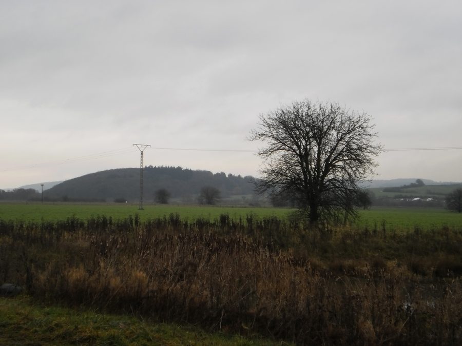 Plaine alluviale de la Lahn près de Roth et Geiersberg vue depuis Fronhausen