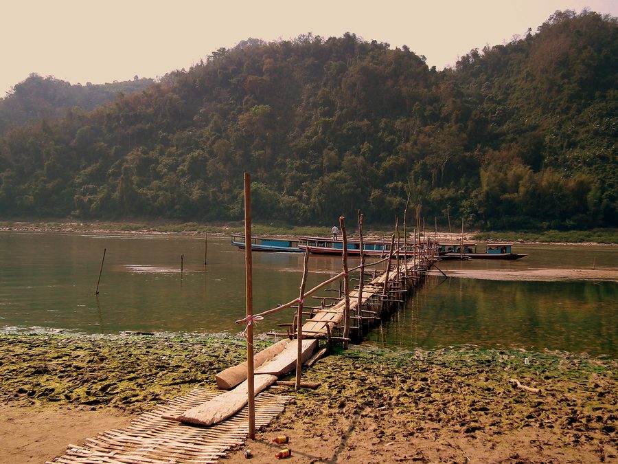 Rive du Mékong au Laos