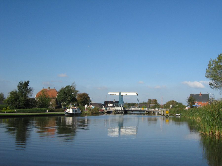 Pont principal sur la Kromme Mijdrecht à De Hoef, Utrecht, Pays-Bas