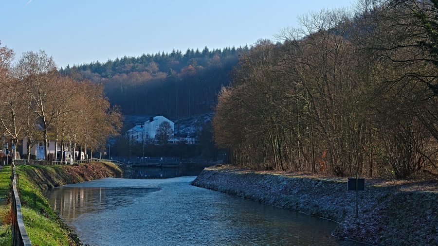 Canal de la Lahn à Limburg an der Lahn, Hesse