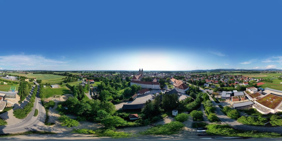 Monastère bénédictin de Niederaltaich avec sa basilique