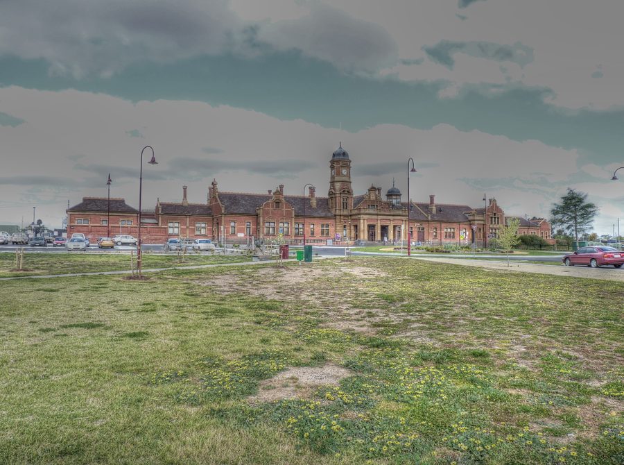 Gare de Maryborough dans le Victoria, Australie