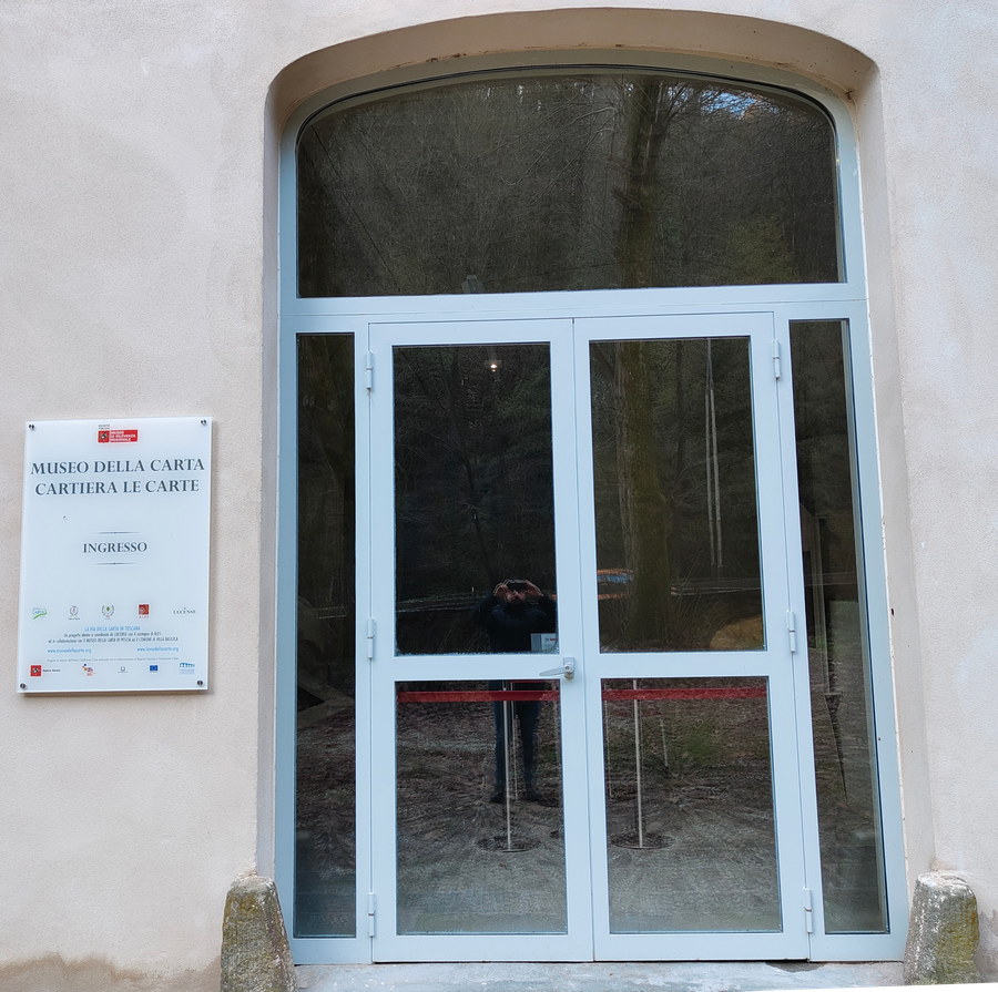 Entrée principale du Museo della Carta de Pescia