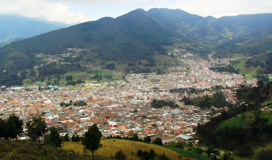 Vue de Pamplona dans le Norte de Santander, en Colombie