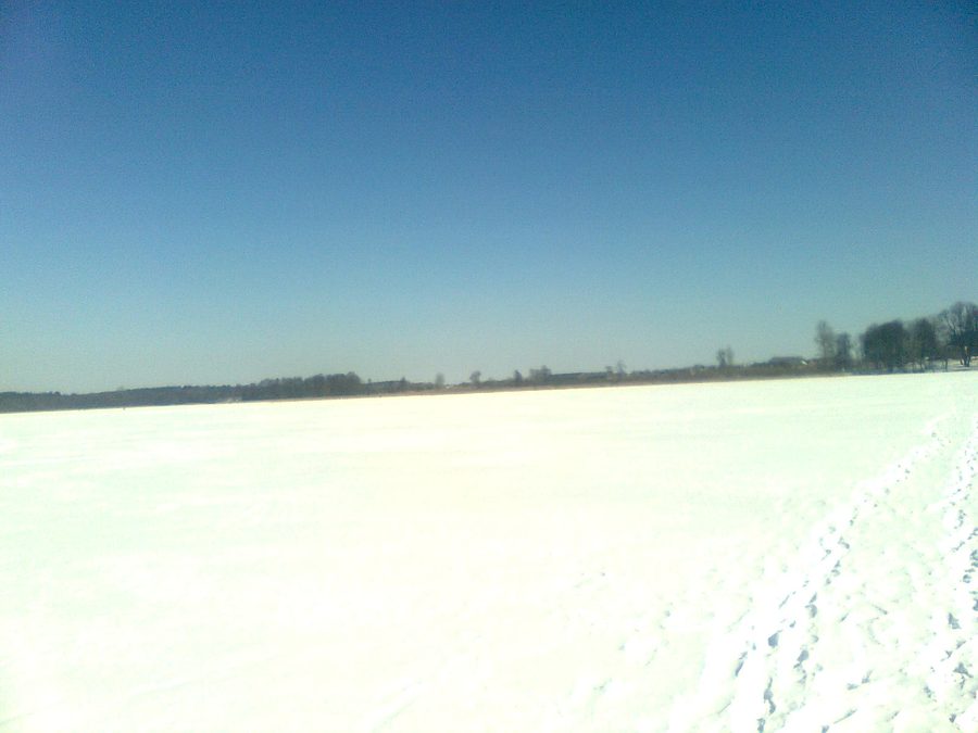 Lac près de Glitiškės en Lituanie