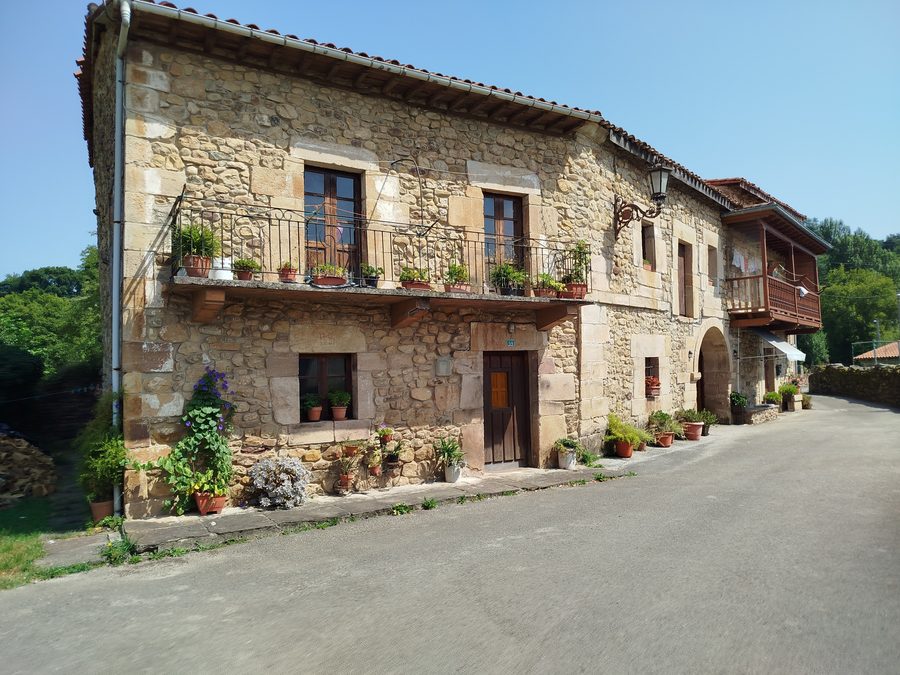 Vue de Saro en Cantabrie