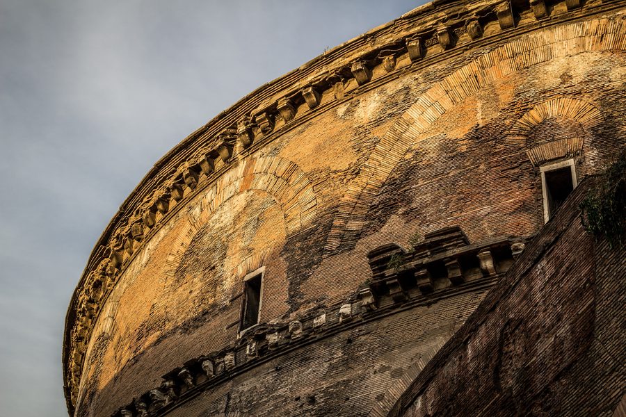 Panthéon à Rome avec sa coupole monumentale