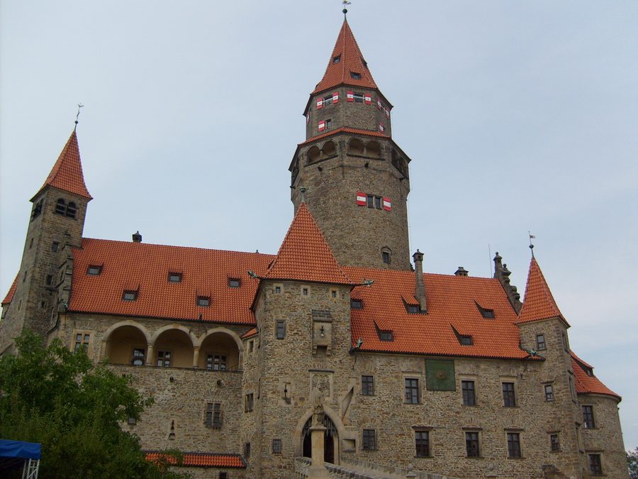 Le château de Bouzov dans la région d’Olomouc.