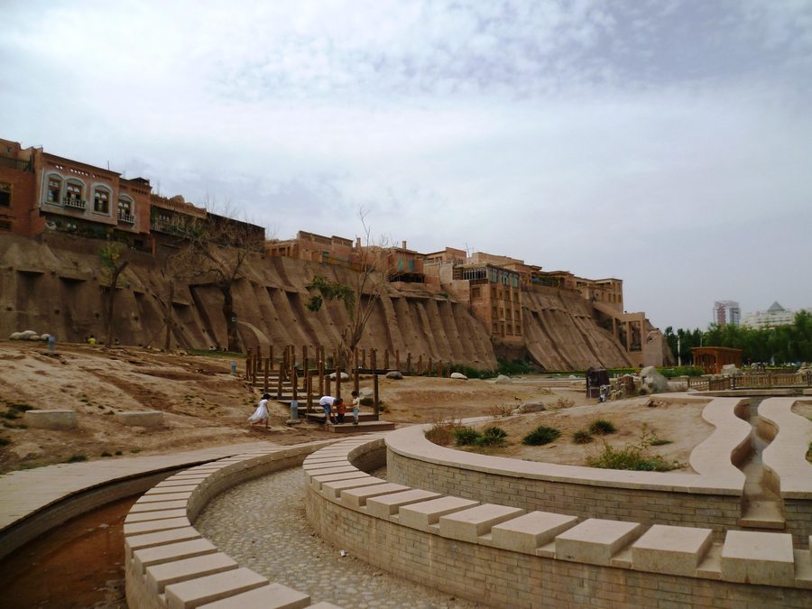Ruelle historique dans la vieille ville de Kachgar