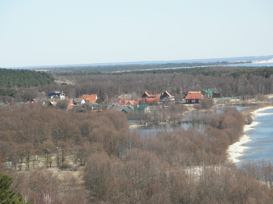 Vue depuis le sud sur Pillkoppen (Morskoje) dans l’oblast de Kaliningrad
