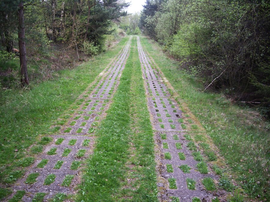 Chemin de patrouille à l’ancienne frontière de la RDA entre Rimbach et le point de vue de Lindewerra dans l’Eichsfeld