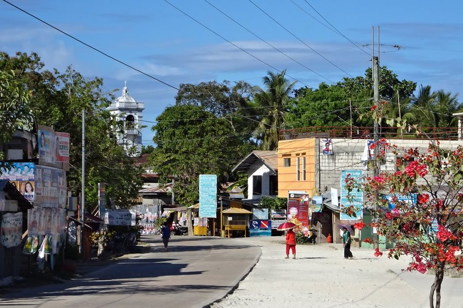 Paysage côtier à Anda sur Bohol, Philippines