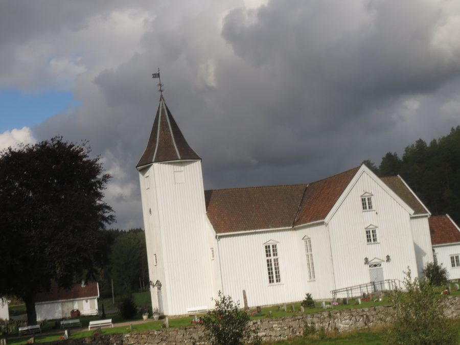 Église de Holum à Krossen près de Mandal