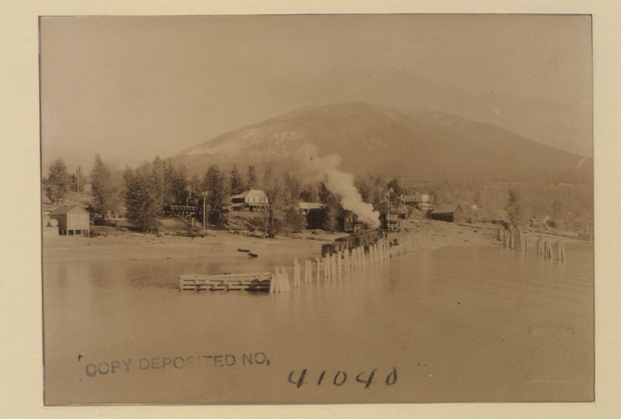 Waterfront de Nakusp en Colombie-Britannique