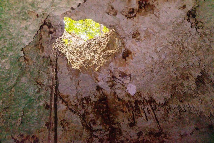 Cénote Dos Ojos au Yucatán, au Mexique