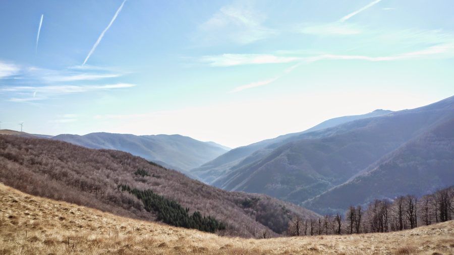 Vue de Sevlievo en Bulgarie.