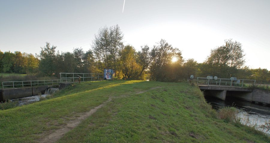 Confluence de la Seeve et du canal de la Seeve à Seevetal-Maschen