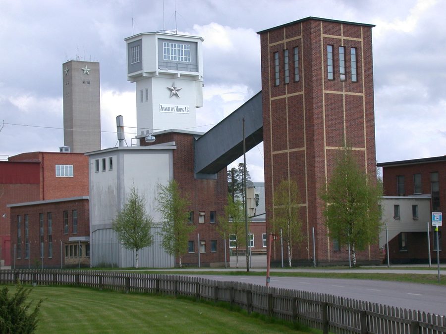 Mine de zinc de Zinkgruvan en Suède