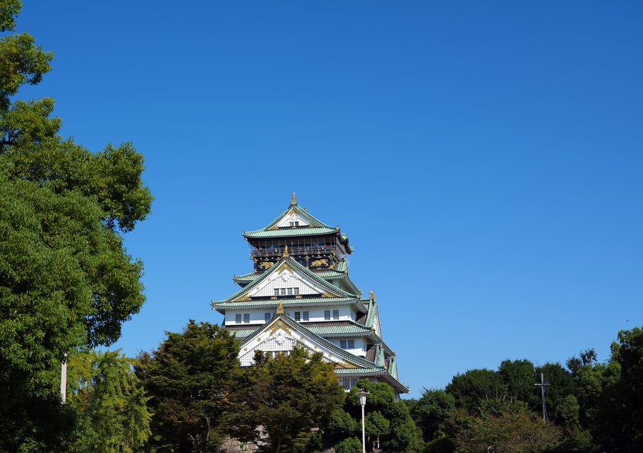 Château d’Osaka dans la préfecture d’Ōsaka