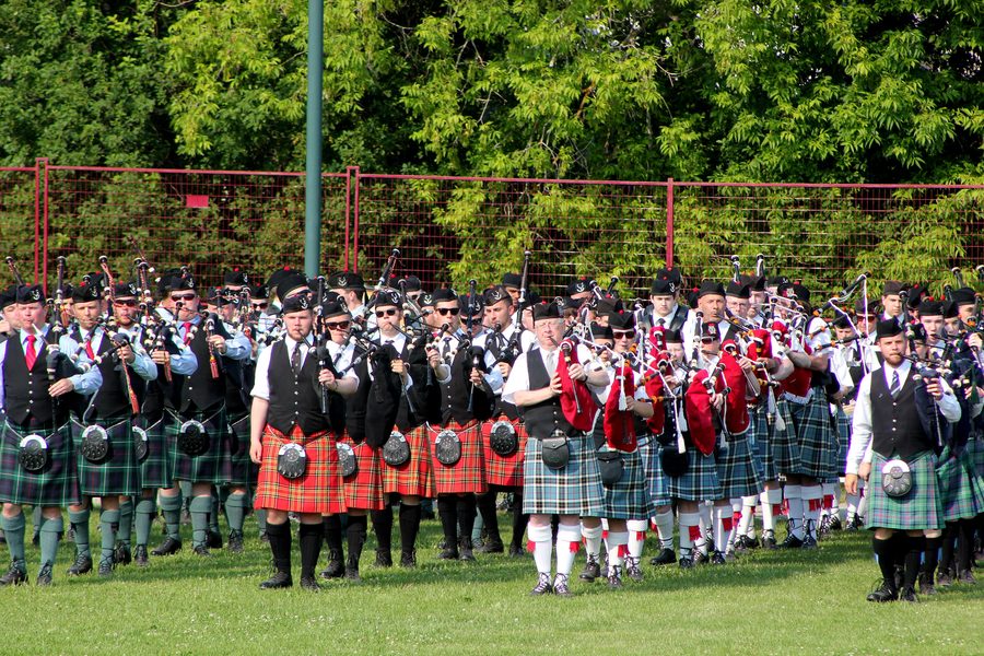 Participants aux Highland Games d’Antigonish 2015