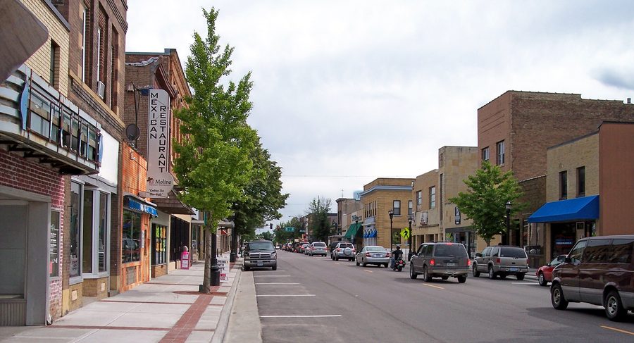 State Street dans le centre-ville de Waseca, Minnesota