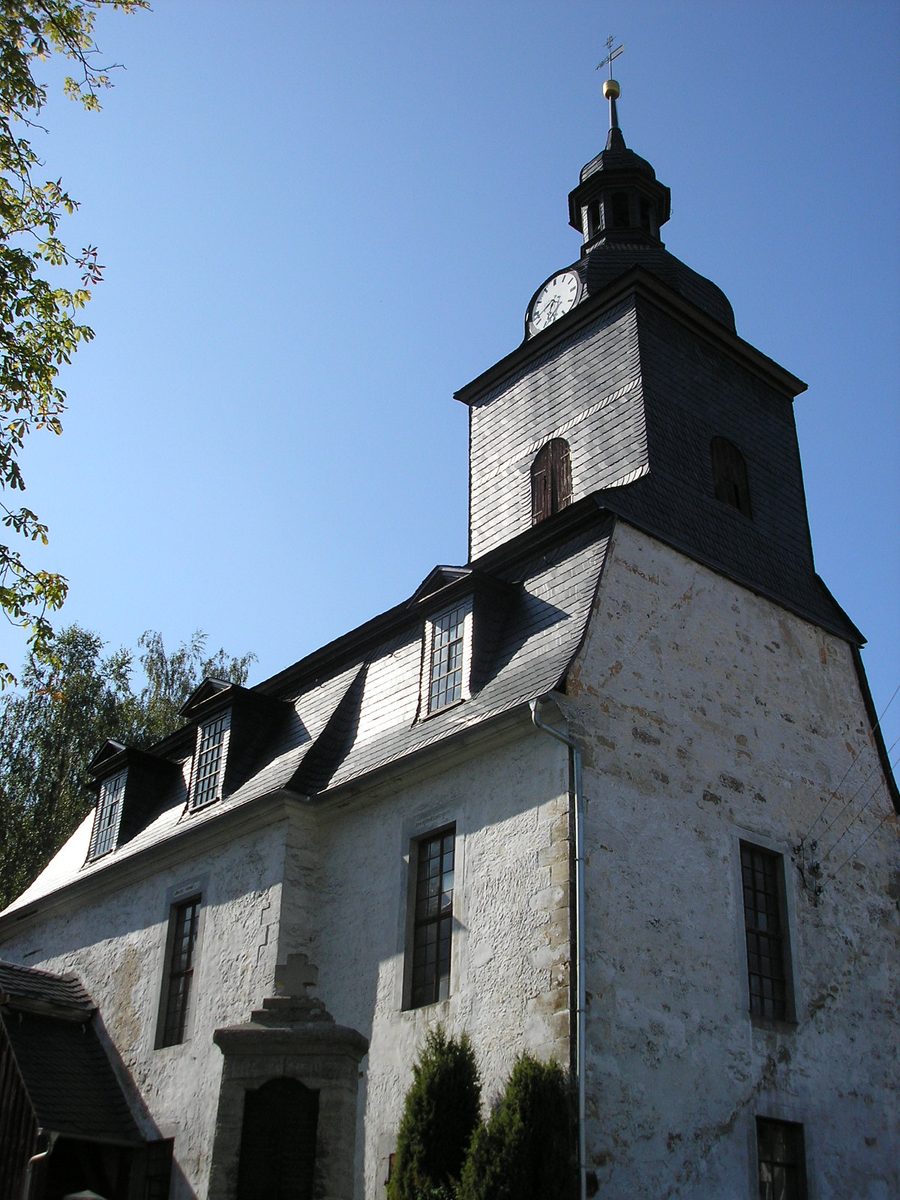 L’église du village de Heyda près d’Ilmenau en Thuringe