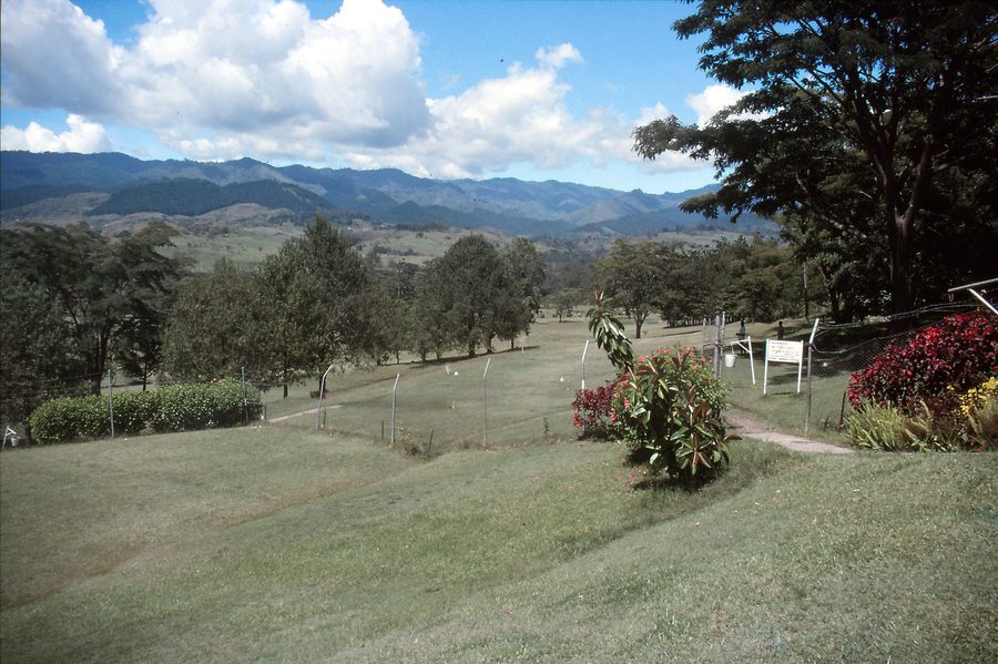 Paysage près de Goroka en Papouasie-Nouvelle-Guinée