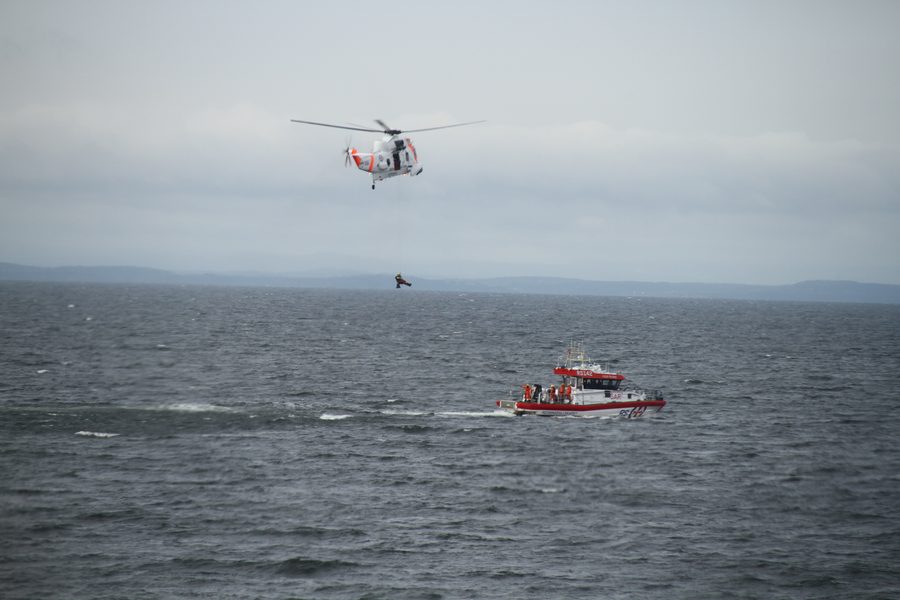 Exercice de secours près des îles Tisler dans l’archipel de l’Østfold.