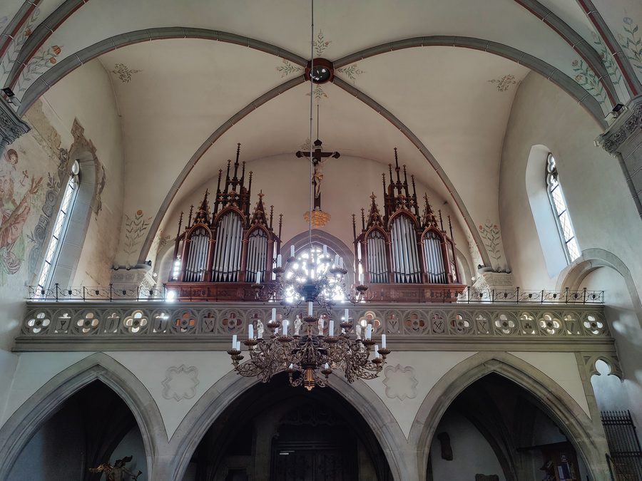 Orgue Schlimbach dans la chapelle des chevaliers de Haßfurt