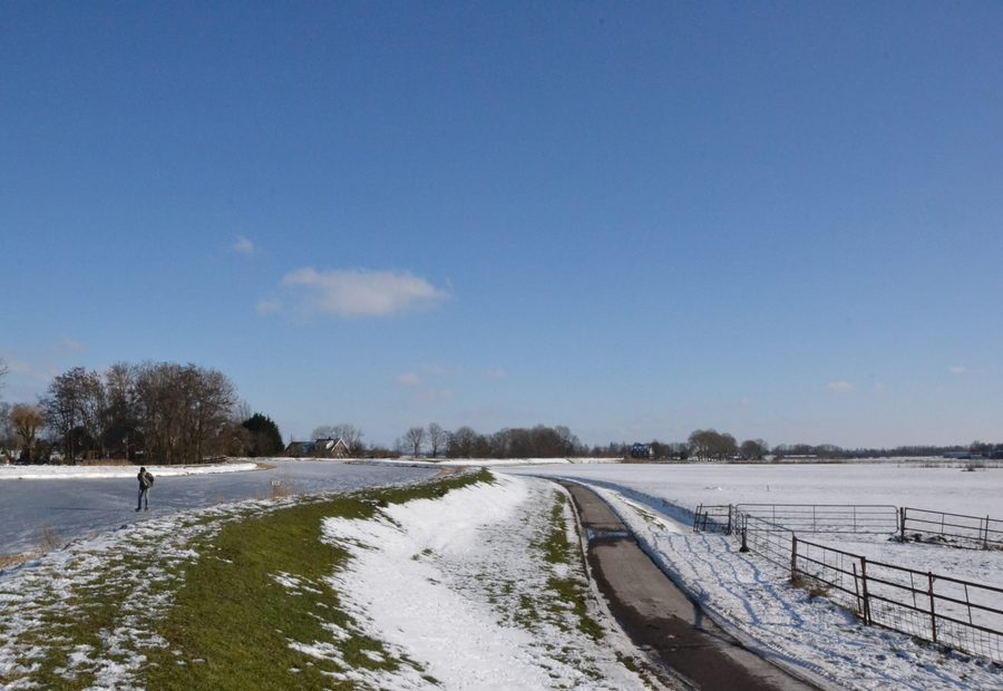 Itinéraire de randonnée Marskramerpad le long de la Kromme Mijdrecht au sud de De Hoef