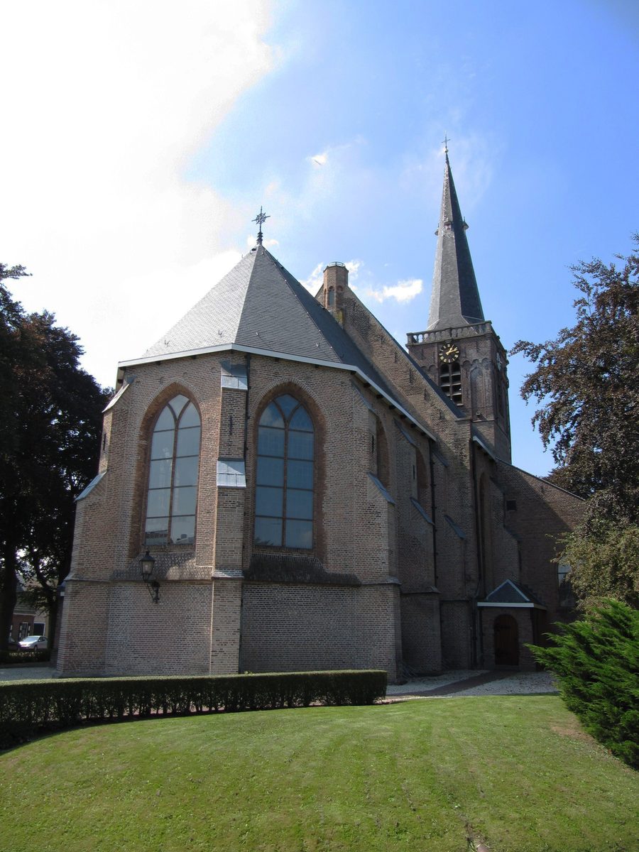 Bâtiment religieux historique sur la Kerksingel à Ridderkerk