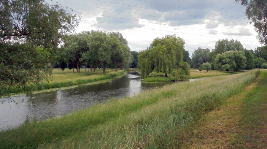 La Vechte près de Schüttorf dans la Grafschaft Bentheim