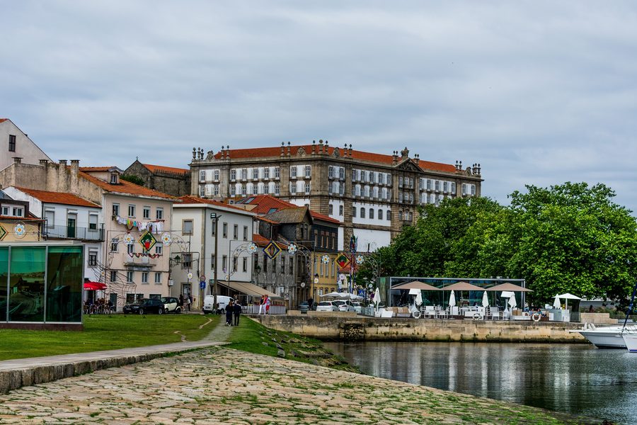 Vue de Vila do Conde au Portugal
