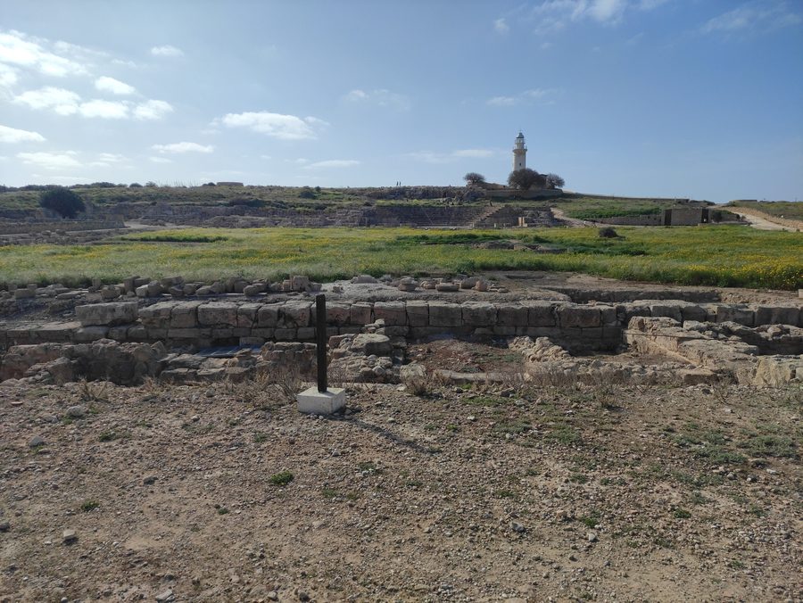 Agora dans le parc archéologique de Kato Paphos, Chypre