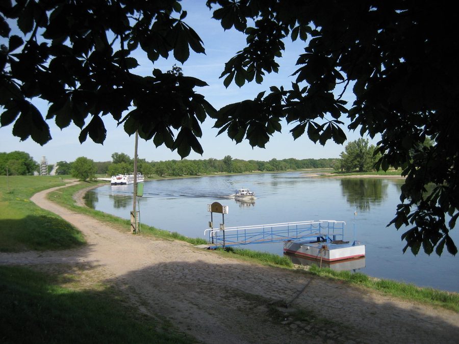 Embarcadère près du Kornhaus sur l’Elbe à Dessau