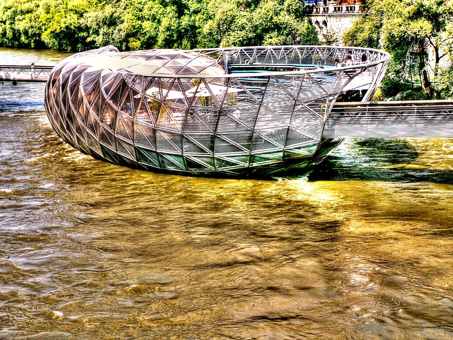 L’île sur la Mur à Graz