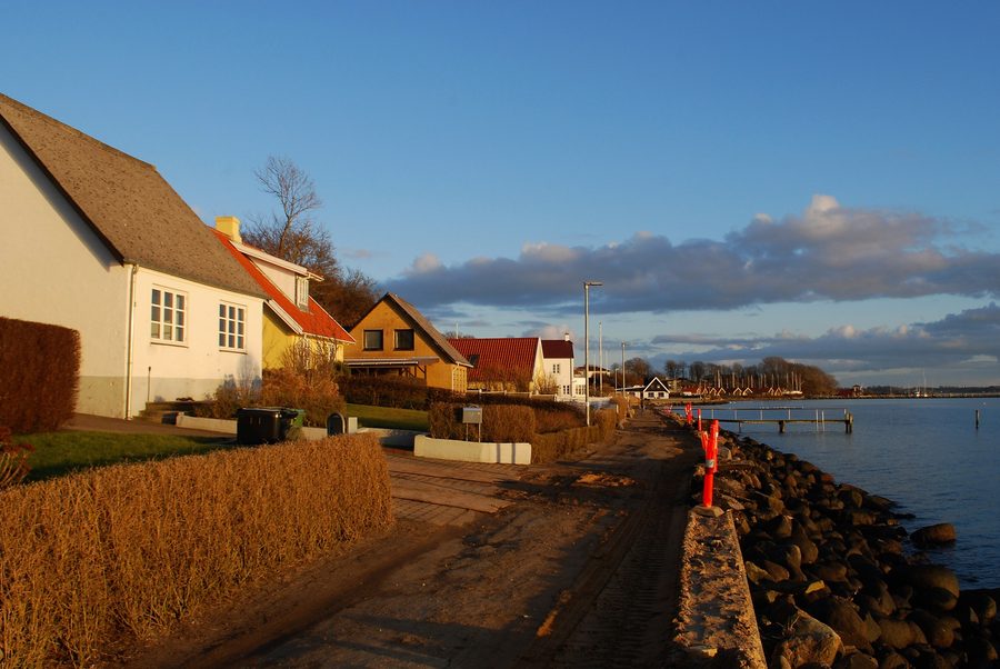 Lågmade sur le fjord de Flensbourg près d’Egernsund