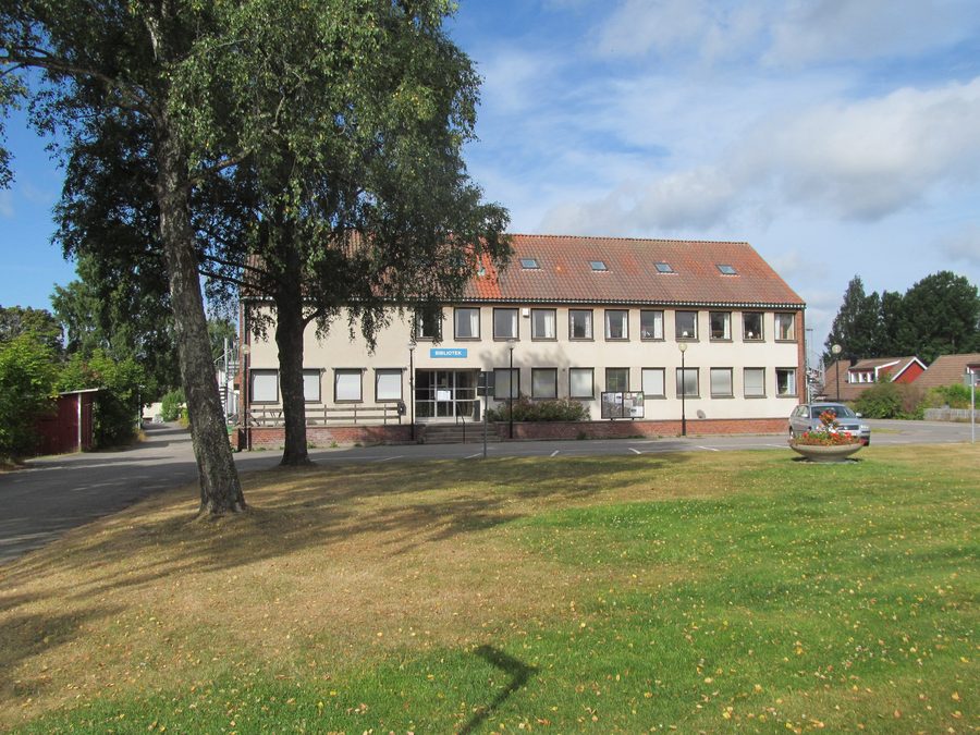 Bibliothèque de Mölltorp dans la commune de Karlsborg, Suède