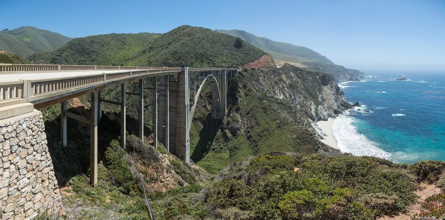 Bixby Creek Bridge sur la côte californienne