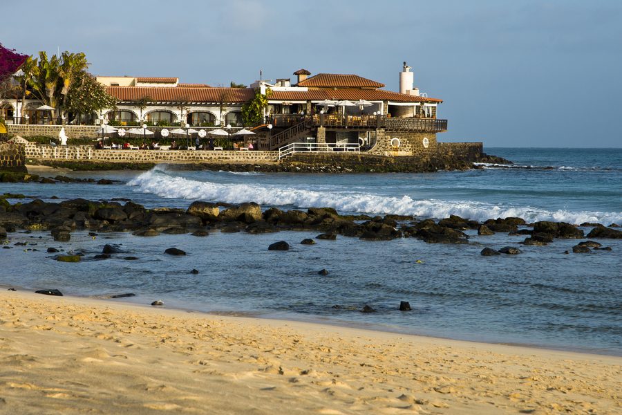 Scène de plage à Sal