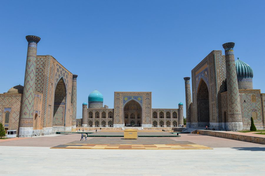 Ensemble du Registan à Samarcande