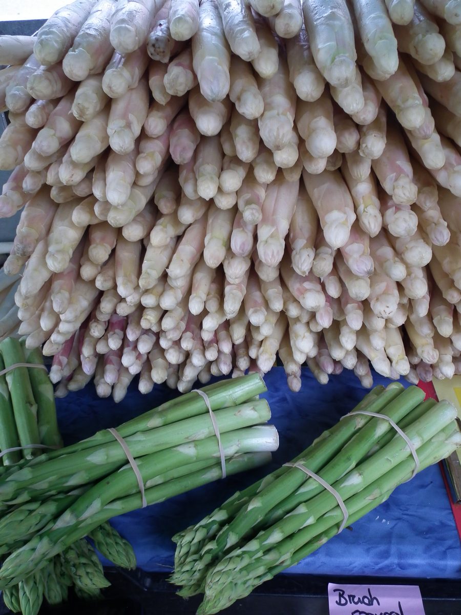 Asperges blanches et vertes de Schwetzingen
